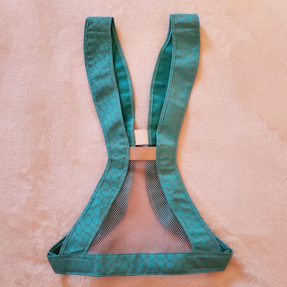 Empower NiteBright Ultra Luminescent Safety Vest and Fingerless Mittens, Teal - Picture 7 of 11